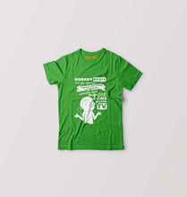 Load image into Gallery viewer, Rick and Morty Kids T-Shirt for Boy/Girl-flag green-Ektarfa.online