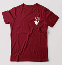 Load image into Gallery viewer, off white T-Shirt for Men-Maroon-Ektarfa.online