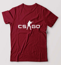 Load image into Gallery viewer, Counter-strike Global Offensive(CS GO) T-Shirt for Men-Maroon-Ektarfa.online