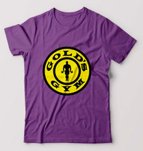 Load image into Gallery viewer, Gold's Gym T-Shirt for Men-Purple-Ektarfa.online