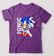 Load image into Gallery viewer, Sonic T-Shirt for Men-Purple-Ektarfa.online