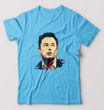 Load image into Gallery viewer, Elon Musk T-Shirt for Men-Light Blue-Ektarfa.online