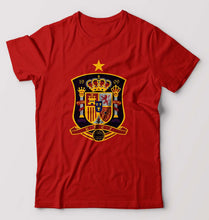 Load image into Gallery viewer, Spain Football T-Shirt for Men-Red-Ektarfa.online