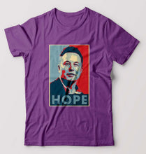 Load image into Gallery viewer, Elon Musk Hope T-Shirt for Men-Purple-Ektarfa.online