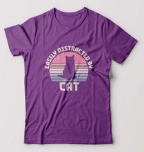 Load image into Gallery viewer, Cat T-Shirt for Men-Purpul-Ektarfa.online