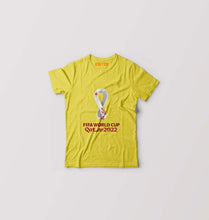Load image into Gallery viewer, FIFA World Cup Qatar 2022 T-Shirt for Boy/Girl-Yellow-Ektarfa.online