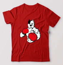 Load image into Gallery viewer, Pitbull Boxing T-Shirt for Men-Red-Ektarfa.online