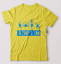 Load image into Gallery viewer, Swim T-Shirt for Men-Yellow-Ektarfa.online