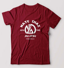 Load image into Gallery viewer, Nate Diaz UFC T-Shirt for Men-Maroon-Ektarfa.online