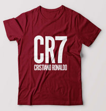 Load image into Gallery viewer, Cristiano Ronaldo CR7 T-Shirt for Men-Maroon-Ektarfa.online