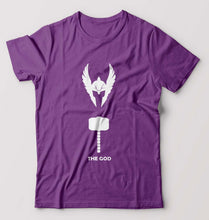 Load image into Gallery viewer, Thor Superhero T-Shirt for Men-Purple-Ektarfa.online