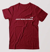 Load image into Gallery viewer, Jaywalking T-Shirt for Men-Maroon-Ektarfa.online