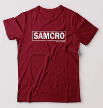 Load image into Gallery viewer, Sons Of Anarchy Samcro T-Shirt for Men-Maroon-Ektarfa.online