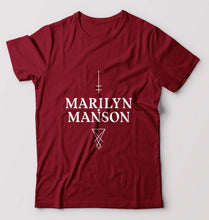 Load image into Gallery viewer, Marilyn Manson T-Shirt for Men-Maroon-Ektarfa.online