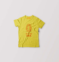 Load image into Gallery viewer, Badminton Kids T-Shirt for Boy/Girl-Mustard Yellow-Ektarfa.online
