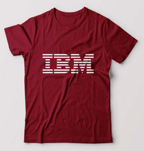 Load image into Gallery viewer, IBM T-Shirt for Men-Maroon-Ektarfa.online