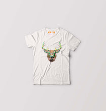 Load image into Gallery viewer, TRIANGLE_DEER Kids T-Shirt for Boy/Girl-White-Ektarfa.online