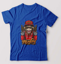 Load image into Gallery viewer, Hip Hop Monkey T-Shirt for Men-Royal Blue-Ektarfa.online