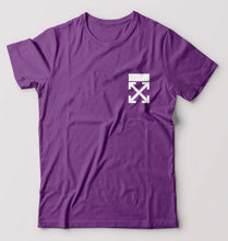 Load image into Gallery viewer, off White logo T-Shirt for Men-Purple-Ektarfa.online