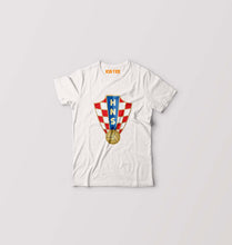 Load image into Gallery viewer, Croatia Football Kids T-Shirt for Boy/Girl-White-Ektarfa.online