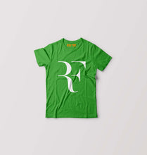 Load image into Gallery viewer, Roger Federer_RF Kids T-Shirt for Boy/Girl-Flag Green-Ektarfa.online