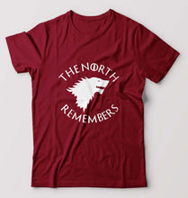 Load image into Gallery viewer, GOT Game Of Thrones North Remembers T-Shirt for Men-Maroon-Ektarfa.online