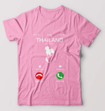 Load image into Gallery viewer, Thailand Calling T-Shirt for Men-Light Baby Pink-Ektarfa.online