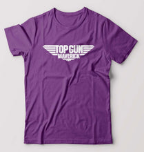 Load image into Gallery viewer, Top Gun T-Shirt for Men-Purple-Ektarfa.online