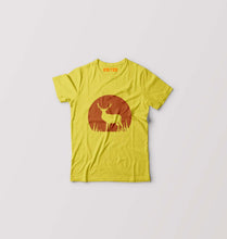 Load image into Gallery viewer, Deer Kids T-Shirt for Boy/Girl-Yellow-Ektarfa.online