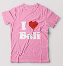Load image into Gallery viewer, I Love Bali T-Shirt for Men-Light Baby Pink-Ektarfa.online