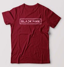 Load image into Gallery viewer, Black Pink Kpop T-Shirt for Men-Maroon-Ektarfa.online