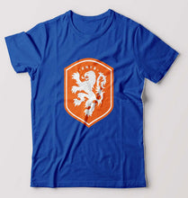 Load image into Gallery viewer, Netherlands Football T-Shirt for Men-Royal Blue-Ektarfa.online