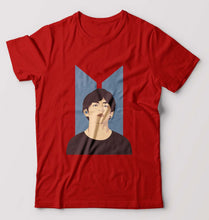 Load image into Gallery viewer, V-BTS(K-Pop) T-Shirt for Men-Red-Ektarfa.online