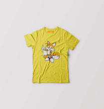 Load image into Gallery viewer, Tails Sonic Kids T-Shirt for Boy/Girl-Yellow-Ektarfa.online