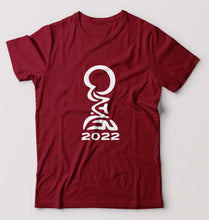Load image into Gallery viewer, FIFA World Cup Qatar 2022 T-Shirt for Men-Maroon-Ektarfa.online