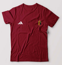 Load image into Gallery viewer, Belgium Football T-Shirt for Men-Maroon-Ektarfa.online