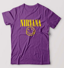 Load image into Gallery viewer, Nirvana T-Shirt for Men-Purple-Ektarfa.online