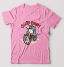 Load image into Gallery viewer, Shark Rider T-Shirt for Men-Light Baby Pink-Ektarfa.online
