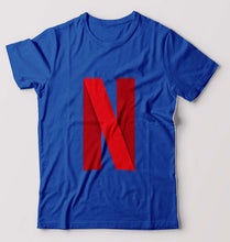 Load image into Gallery viewer, Netflix T-Shirt for Men-Royal Blue-Ektarfa.online