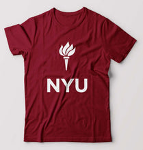Load image into Gallery viewer, New York University T-Shirt for Men-Maroon-Ektarfa.online