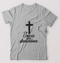 Load image into Gallery viewer, Jesus T-Shirt for Men-Grey Melange-Ektarfa.online