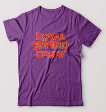 Load image into Gallery viewer, Royal Enfield Crew T-Shirt for Men-Purple-Ektarfa.online