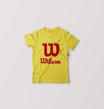Load image into Gallery viewer, Wilson Kids T-Shirt for Boy/Girl-Yellow-Ektarfa.online