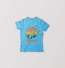 Load image into Gallery viewer, Wolf T-Shirt for Boy/Girl-Light Blue-Ektarfa.online