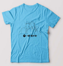 Load image into Gallery viewer, Spotify T-Shirt for Men-Light Blue-Ektarfa.online