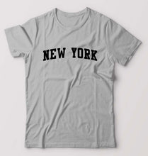 Load image into Gallery viewer, New York T-Shirt for Men-Grey Melange-Ektarfa.online