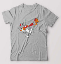 Load image into Gallery viewer, Tom and Jerry T-Shirt for Men-Grey Melange-Ektarfa.online