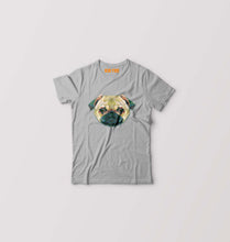 Load image into Gallery viewer, TRIANGLE_DOG Kids T-Shirt for Boy/Girl-Grey-Ektarfa.online
