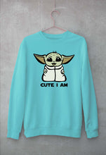 Load image into Gallery viewer, Yoda Star Wars Unisex Sweatshirt for Men/Women-Mint-Ektarfa.online