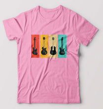 Load image into Gallery viewer, Guitar T-Shirt for Men-Light Baby Pink-Ektarfa.online